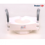 Туалетное сидение высокое с фиксатором 12205/В Dr.Life