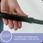 Трость алюминиевая телескопическая дугообразная, черная Doctor Life 10100/C/E/BL