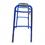 Ходунки складные алюминиевые с двойным фиксатором Doctor Life 12850/BlueA/Matte, синие (Украина)