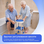 Стул для ванны с поворотным сиденьем на 360° Deluxe Doctor Life 12457-PU (Украина) Стул для ванны с поворотным сиденьем на 360° Deluxe Doctor Life 12457-PU (Украина)
